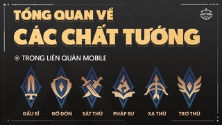 TỔNG QUAN VỀ CÁC CHẤT TƯỚNG TRONG LIÊN QUÂN MOBILE