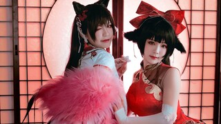 【半半子x婉约】碧蓝航线COSPLAY-爱宕X高雄 旗袍.ver