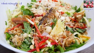 GỎI XOÀI - Cách làm Gỏi Xoài KHÔ CÁ - Gỏi Xoài Khô Cá Lóc, Gỏi Xoài Khô sặc thơm ngon by Vanh Khuyen