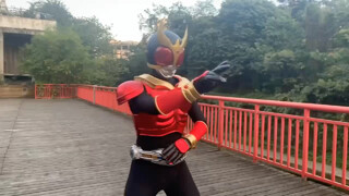 Kamen Rider Kuuga's real-life special effects transformation into Henshin!