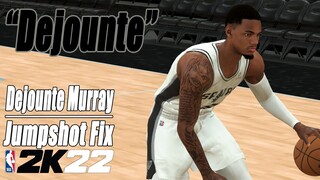 Dejounte Murray Jumpshot Fix NBA2K22