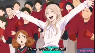 Every Alisa Haiba aka Lev's Sister Appearance (Haikyuu! Riku vs Kuu OVA) [Re-Upload]