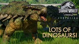 [4k] HUGE PARK! with LOTS OF DINOSAURS || Jurassic World Evolution