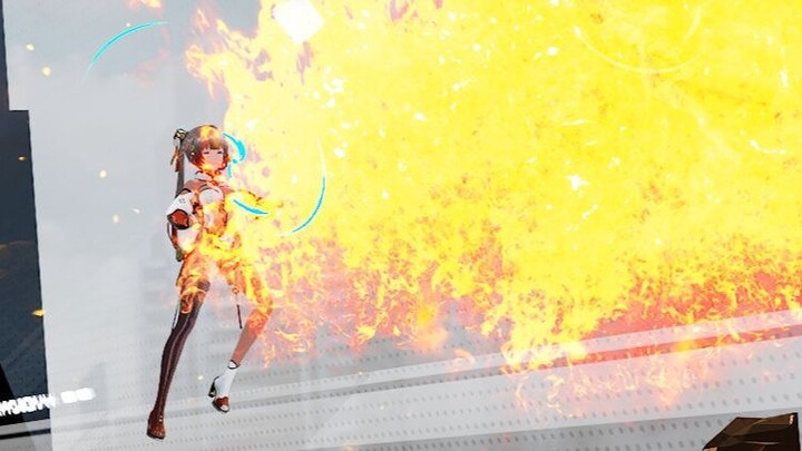 [Chen Bai] Fire escape. Dancing violently!