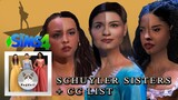 SIMS 4 | CAS |  The Schuyler sisters 💃👯‍♀ Satisfying CC build + CC list