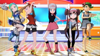 [MMD Pokémon]Beautiful Foot Fighting Teamｽﾚﾝダｰ