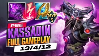 WILD RIFT PBE KASSADIN - FULL Gameplay Commentary