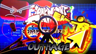 Outrage INSANE MODE, FNF Computerized Conflict 1.5 Optimized Part 1!!!