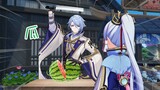 [ Genshin Impact ] Rutinitas sehari-hari memotong melon