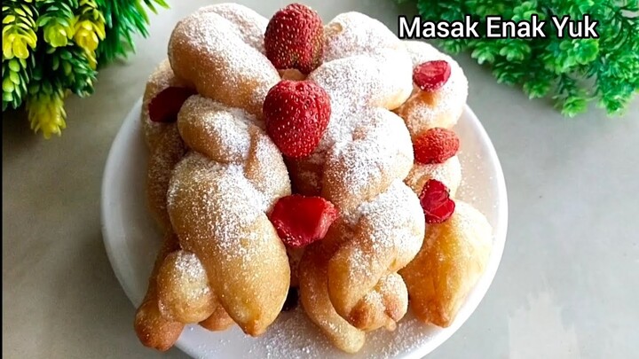 Sangat Empuk Meski Tanpa Telur Donat Korea Kkwabaegi