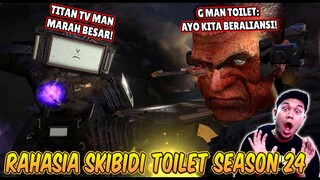 EPISODE RAHASIA SKIBIDI TOILET SEASON 24! G MAN TOILET MENGAJAK TITAN TV MAN UPGRADE KERJA SAMA!