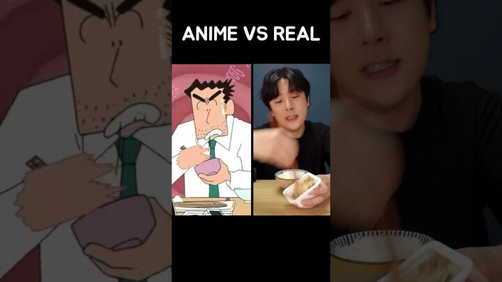 Crayon Shin Chan Natto Rice ASMR!? 🤪 #shorts