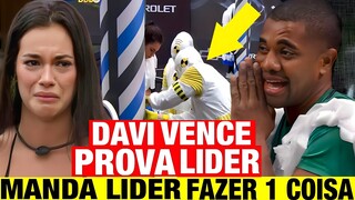 BBB 24 - Davi VENCE ÚLTIMA PROVA DO LÍDER! Tadeu MANDA Davi FAZER 1 COISA!