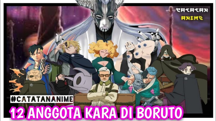 BAHAS LENGKAP 12 ANGGOTA KARA DI BORUTO BESERTA KEKUATANNYA