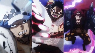 Luffy,Kid,Law Destroys the Ship||One Piece Episode