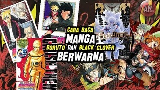 Cara baca Boruto dan Black Clover Berwarna