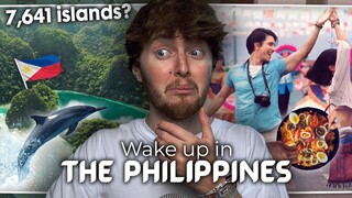 THIS PLACE IS CRAZY! (Wake Up in the Philippines - Filipino Tourism Ads | Reaction)