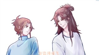 【天官赐福】花怜衍生现代paro画画的baby