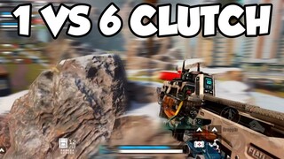 Apex Legends Mobile Pathfinder Highlight - 1 vs 6 Fight, Fast Grapple, Clutch