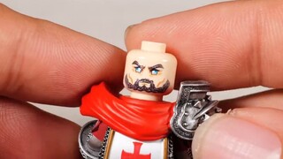 399 yuan, membuka kotak minifigure LEGO pihak ketiga Innocent III, dengan tampilan yang mendominasi