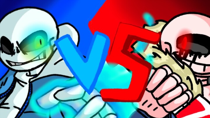 [แอนิเมชั่น UT] sans VS killer sans 1500 เฟรม!