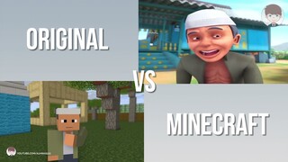 Upin & Ipin - Usahawan Muda 3 (Original VS Minecraft Animation)