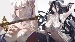 [แนะนำโดยศิลปิน] แสงและเงาที่สดใสและพร่ามัว ~ FGO.. แฟนตัวยงของแฟน ๆ Albedo - ครอบครัว