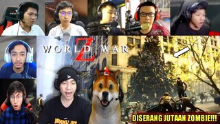 REAKSI MIAWAUG & OBIT DISERANG JUTAAN ZOMBIE | World War Z Indonesia