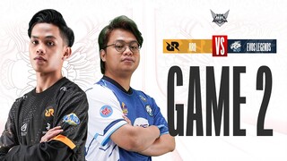 RRQ vs EVOS LEGENDS | Playoffs DAY 3 - MATCH 1 GAME 2 #MPLIDS11