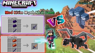 Cách Cài Addon Những Thanh Kiếm Siêu Mạnh Và Hữu Ích Cho Mcpe 1.14  (Có Link) | KIDING MC