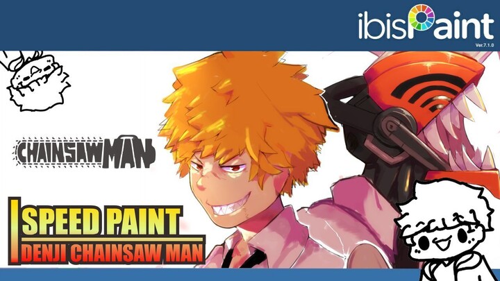 [ IBIS PAINT X ] SPEED PAINT DENJI CHAINSAWMAN