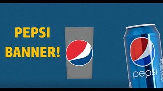 Banner ideas: how to make the Pepsi logo in Minecraft!