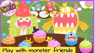 βαβy Panda with new friends | monster friends | helping friends bany bus android games