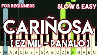 CARIÑOSA - TRADISYONAL SONG [ EZ MIL - PANALO ] SLOW & EASY PIANO TUTORIAL