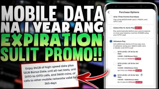 SECRET LOAD 1 YEAR DATA PROMO!! Gawing Hanggang Isang Taon Ang Data Promo Mo