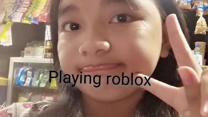 Playing roblox tower its very fun but little bit of hard. (hersheys)