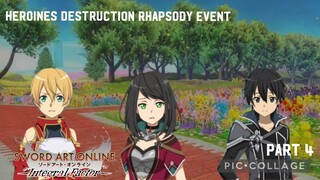 Sword Art Online Integral Factor: Heroines Destruction Rhapsody Event Part 4