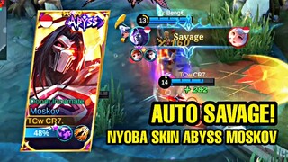 Nyoba Skin ABYSS MOSKOV, Langsung Dikasih SAVAGE! 😆 Terasa ringan banget pke skin ini...