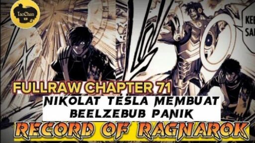 FULLRAW CHAPTER 71 RECORD OF RAGNAROK|| NIKOLA TESLA MEMBUAT BEELZEBUB PANIK