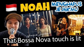 NOAH - Menghapus Jejakmu (feat. Rejoz TheGROOVE) | Official Music Video | REACTION