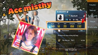 PUBG Mobile | Khám Phá Acc Của streamer Nổi Tiếng Misthy TV ???