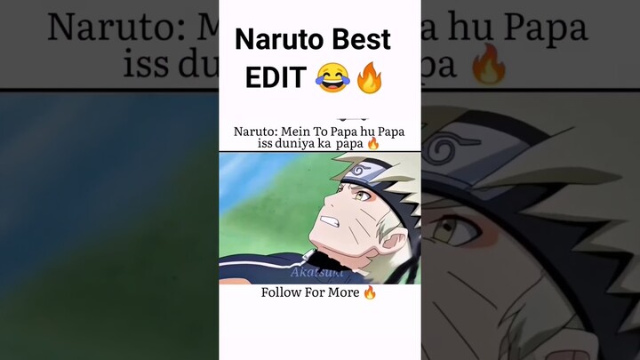 Naruto Best Editing 😂😂🔥🇮🇳Naruto Hindi Dub 🇮🇳😂🔥#anime #naruto #animememes #narutomemes