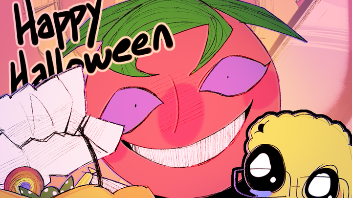 【Buku Panduan Animasi】Selamat Halloween 【Miss Lemon/Mr. Tomato/Sampul】