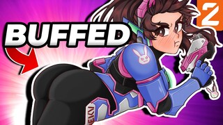 Dva's Bouncy Buffed Bum (Overwatch 2 Mishaps)