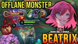 Offlane Monster!! Beatrix Best Build Offlaner!! - Build Top 1 Global Beatrix ~ MLBB