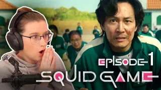 OH MY GOD, WHAT?! SQUID GAME - FIRST TIME WATCHING - REACTION - Episode 1 "Red Light, Green light"
