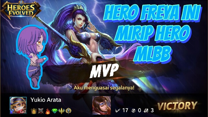 Hero Ini Mirip Moskov MLBB | Heroes Evolved Freya | GMV #1