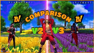 Fix lag Config Free Fire Smooth Colorful Graphics Comparison of Version 2 and Version 3 Config