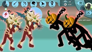 🎃 NEW HALLOWEEN SKINS VS NEW GIANT BOSS | STICK WAR LEGACY