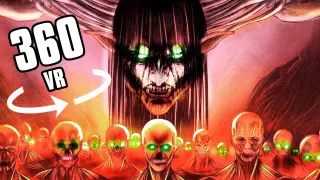VR 360° Can YOU SURVIVE The Rumbling!? | Attack on Titan S4